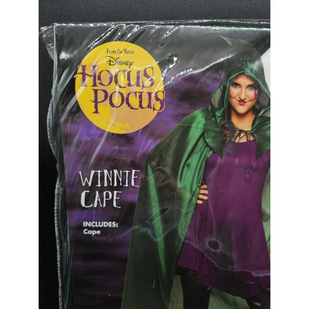 Hocus Pocus‎ Halloween Costume Winifred Sanderson's Cape W/ Hood Adult One Size - Picture 4 of 8